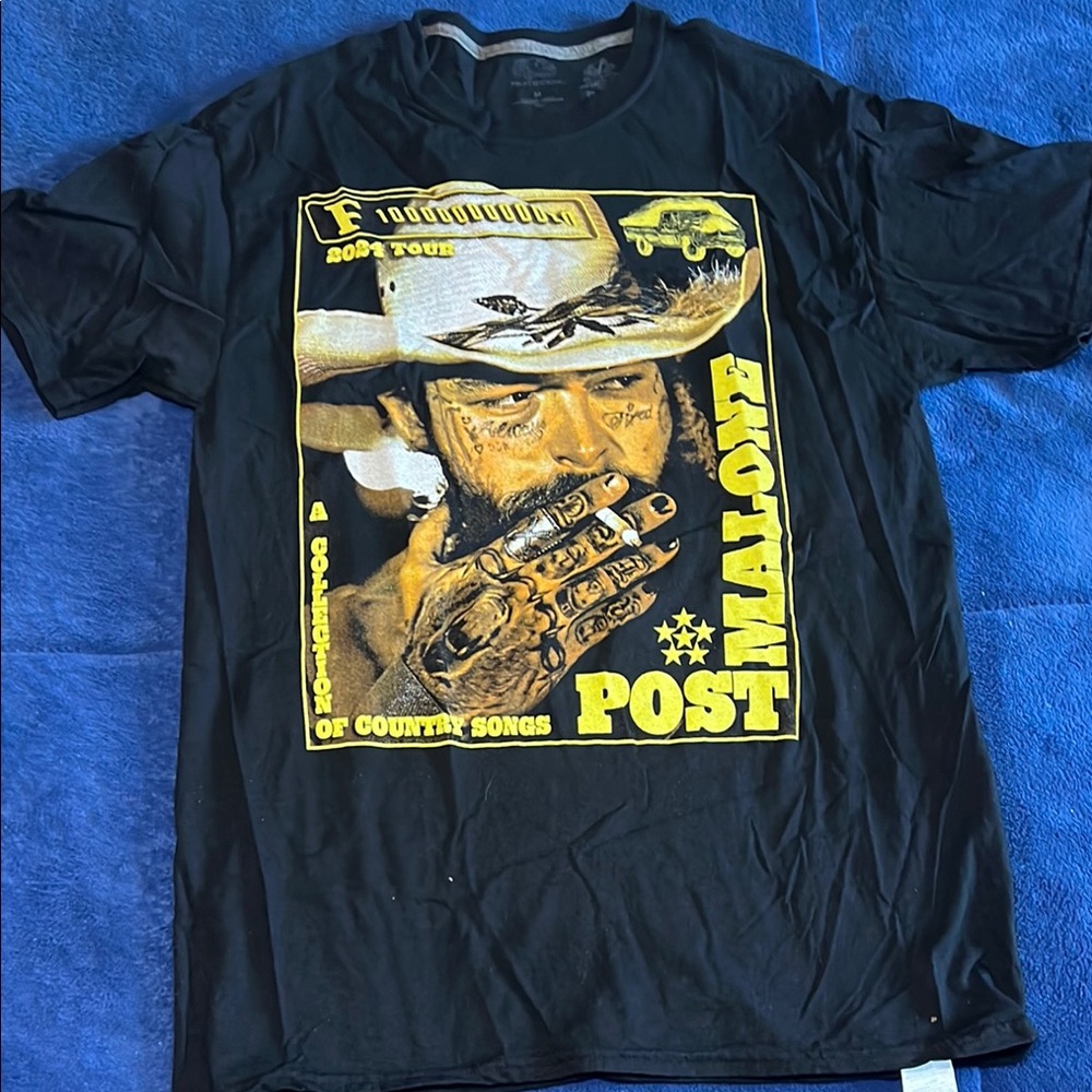 NWOT Post Malone 2024 F-1 Trillion Tour T-Shirt